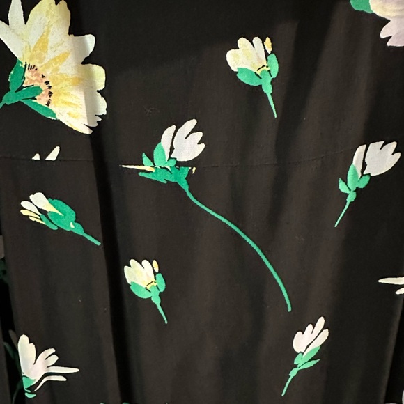 Loft Summer Floral Size 2P Ruffled Sleeve Dress - Picture 8 of 8